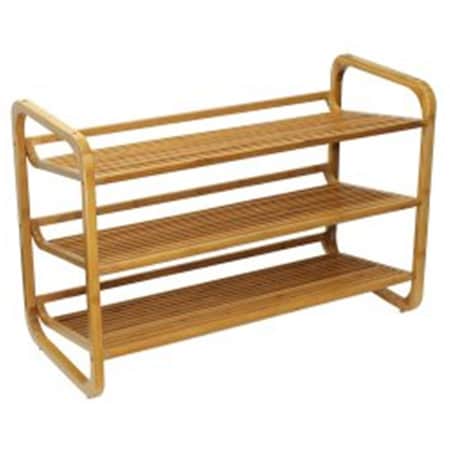 Oceanstar Oceanstar SR1231 Bamboo Shoe Rack - 3 Tier SR1231